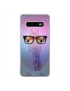 Coque Samsung S10 Girafe Geek à Lunettes - Aurelie Scour