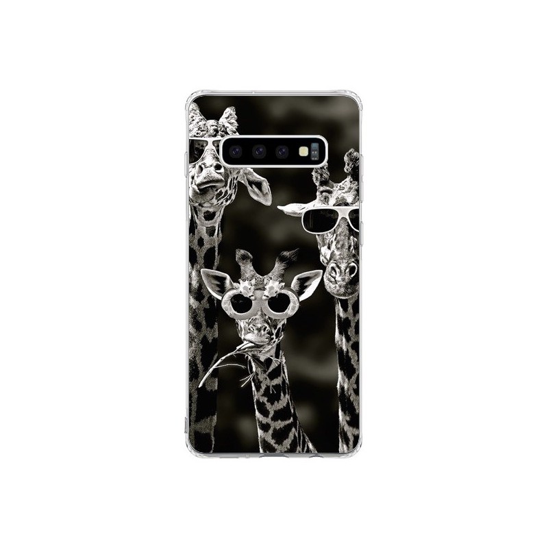 Coque Samsung S10 Girafe Swag Lunettes Familiy Giraffe - Asano Yamazaki