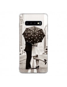 Coque Samsung S10 Secret under Umbrella Amour Couple Love...