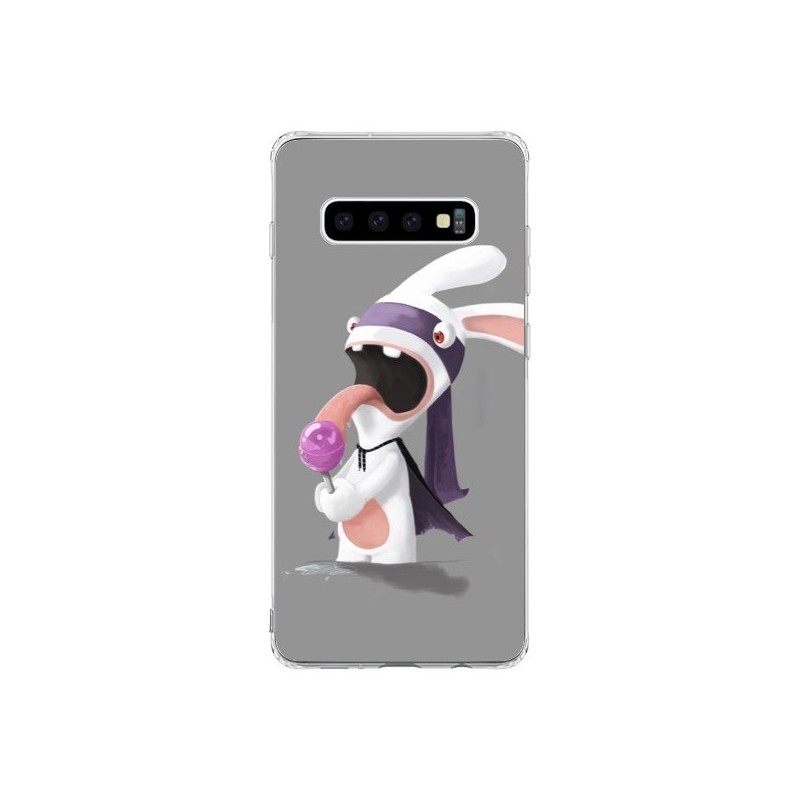 Coque Samsung S10 Lapin Crétin Sucette - Bertrand Carriere