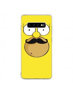 Coque Samsung S10 Homer Movember Moustache Simpsons -...