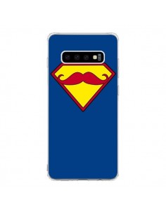 Coque Samsung S10 Super Moustache Movember Superman -...