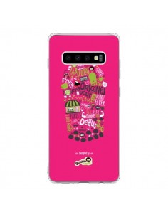 Coque Samsung S10 Bubble Fever Original Flavour Rose -...