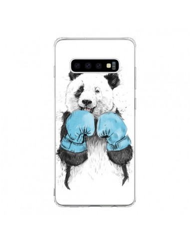 Coque Samsung S10 Winner Panda Boxeur - Balazs Solti