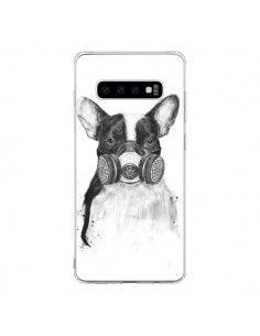 Coque Samsung S10 Tagueur Bulldog Dog Chien Big City Life...