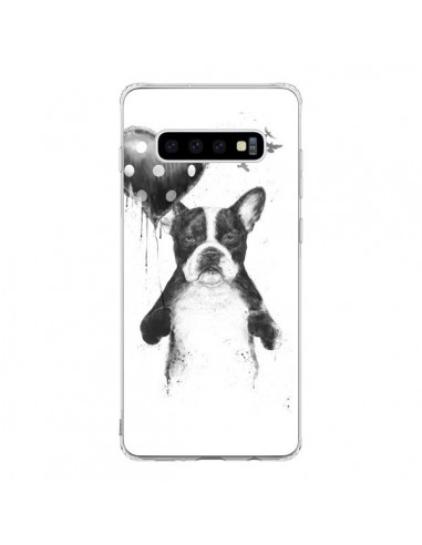 Coque Samsung S10 Lover Bulldog Chien Dog My Heart Goes Boom - Balazs Solti