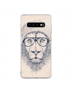 Coque Samsung S10 Cool Lion Lunettes - Balazs Solti