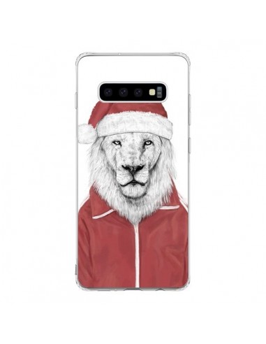Coque Samsung S10 Santa Lion Père Noel - Balazs Solti