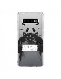 Coque Samsung S10 Bad Panda Transparente - Balazs Solti