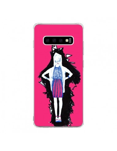 Coque Samsung S10 Lola Femme Fashion Mode Rose - Cécile