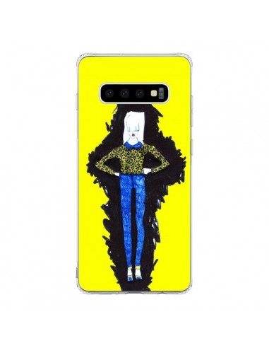 Coque Samsung S10 Julie Femme Fashion Mode Jaune - Cécile