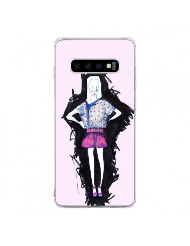 Coque Samsung S10 Valentine Femme Fashion Mode Rose Clair - Cécile