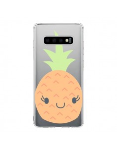 Coque Samsung S10 Ananas Pineapple Fruit Transparente -...