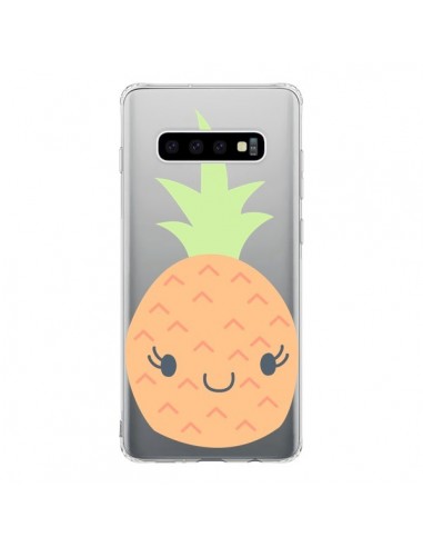 Coque Samsung S10 Ananas Pineapple Fruit Transparente - Claudia Ramos