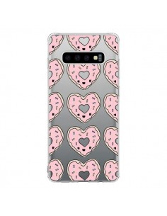 Coque Samsung S10 Donuts Heart Coeur Rose Pink...