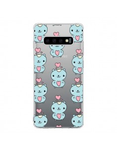 Coque Samsung S10 Hamster Love Amour Transparente -...