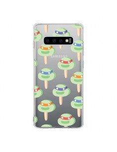 Coque Samsung S10 Tortues Ninja Tortle Transparente -...