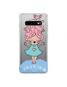 Coque Samsung S10 Love Is In The Air Fillette...