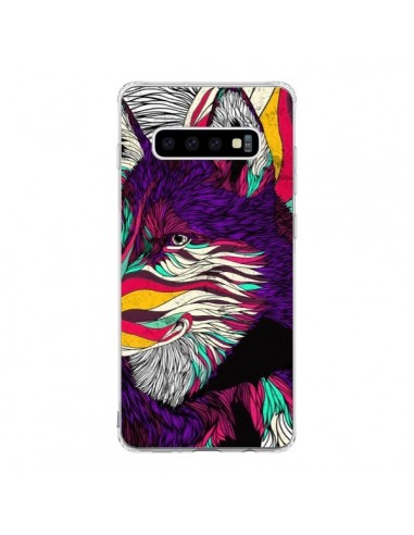 Coque Samsung S10 Color Husky Chien Loup - Danny Ivan