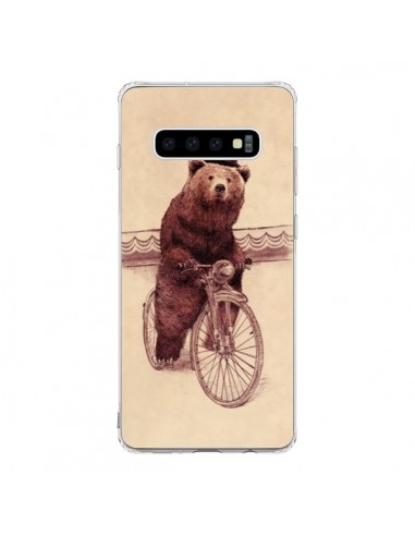 Coque Samsung S10 Ours Velo Barnabus Bear - Eric Fan