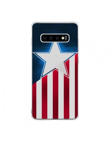 Coque Samsung S10 Captain America - Eleaxart