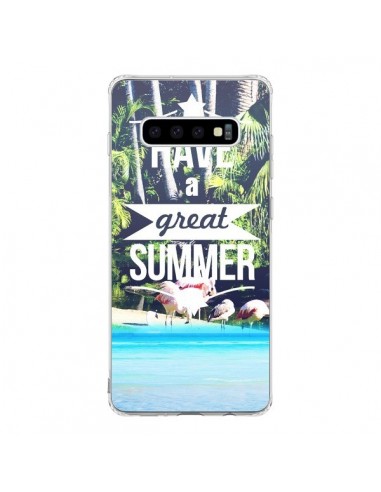 Coque Samsung S10 Have a Great Summer Eté - Eleaxart