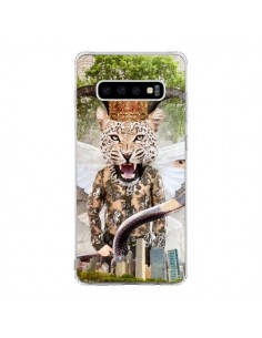 Coque Samsung S10 Hear Me Roar Leopard - Eleaxart