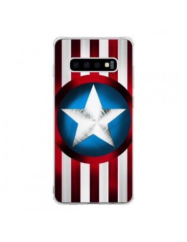 Coque Samsung S10 Captain America Great Defender - Eleaxart