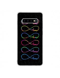 Coque Samsung S10 Love Forever Infini Noir - Eleaxart