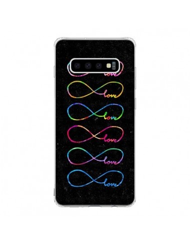 Coque Samsung S10 Love Forever Infini Noir - Eleaxart