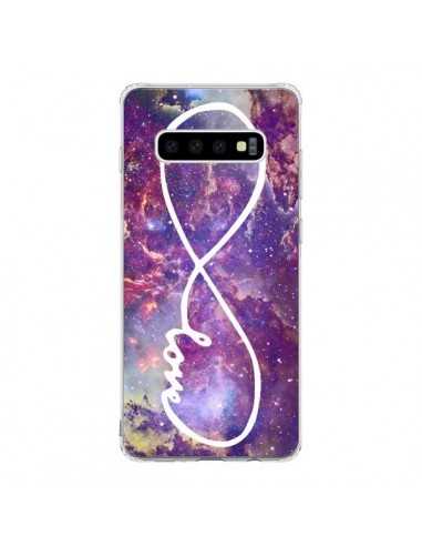 Coque Samsung S10 Love Forever Infini Galaxy - Eleaxart