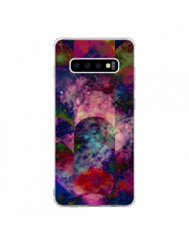 Coque Samsung S10 Abstract Galaxy Azteque - Eleaxart