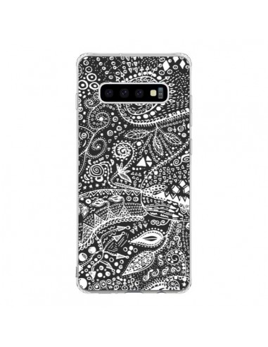 Coque Samsung S10 Azteque Noir et Blanc - Eleaxart