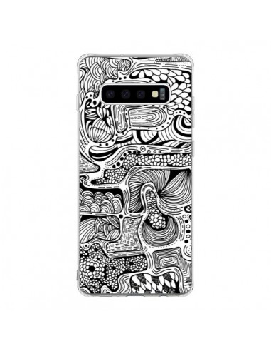 Coque Samsung S10 Reflejo Reflet Noir et Blanc - Eleaxart