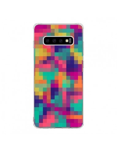 Coque Samsung S10 Exotic Mosaic Pixels Azteque - Eleaxart