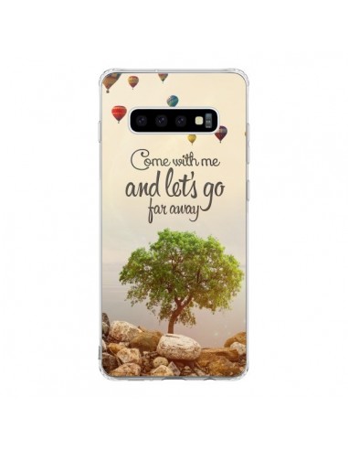 Coque Samsung S10 Let's Go Far Away Ballons - Eleaxart