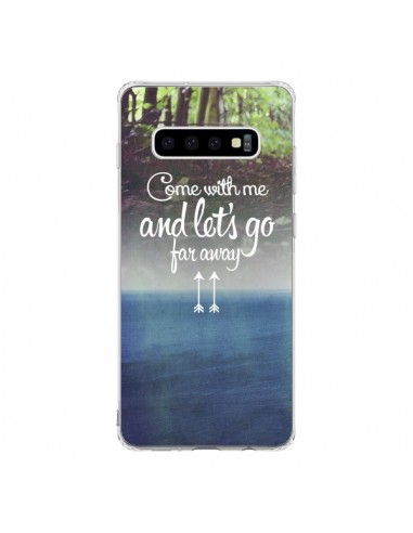 Coque Samsung S10 Let's Go Far Away Forest Foret - Eleaxart