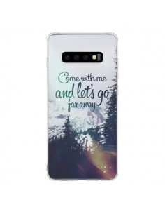 Coque Samsung S10 Let's Go Far Away Snow Neige - Eleaxart