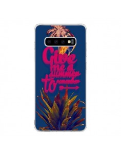 Coque Samsung S10 Give me a summer to remember souvenir...