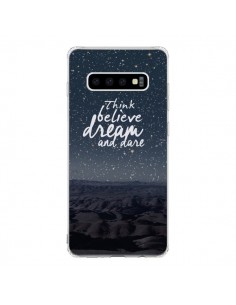 Coque Samsung S10 Think believe dream and dare Pensée...