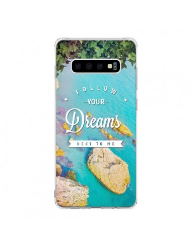 Coque Samsung S10 Follow your dreams Suis tes rêves Islands - Eleaxart