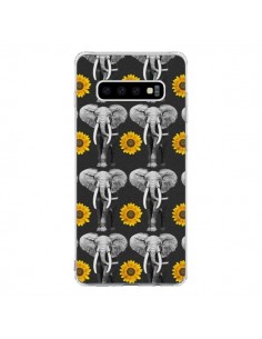 Coque Samsung S10 Elephant Tournesol - Eleaxart