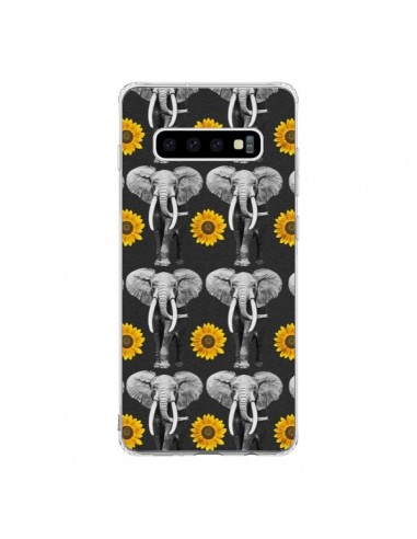 Coque Samsung S10 Elephant Tournesol - Eleaxart