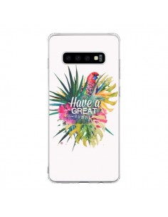 Coque Samsung S10 Have a great summer Ete Perroquet...