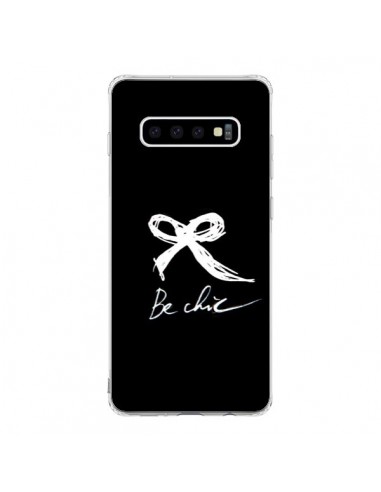 Coque Samsung S10 Be Chic Noeud Papillon Blanc -  Léa Clément