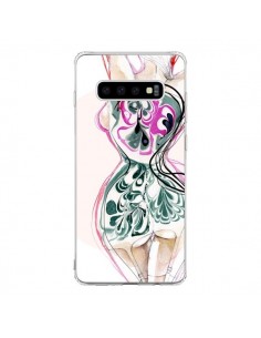 Coque Samsung S10 Femme en fleurs - Elisaveta Stoilova