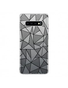 Coque Samsung S10 Lignes Grilles Triangles Grid Abstract...