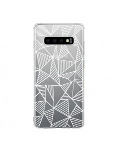 Coque Samsung S10 Lignes Grilles Triangles Grid Abstract...