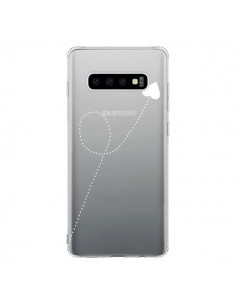 Coque Samsung S10 Travel to your Heart Blanc Voyage Coeur...