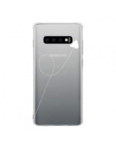 Coque Samsung S10 Travel to your Heart Blanc Voyage Coeur Transparente - Project M